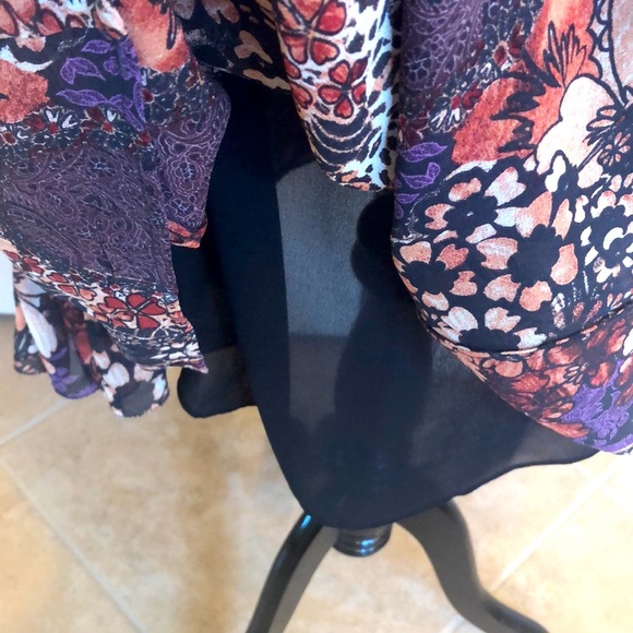NWOT Rachel Zoe fall floral dress - Picture 8 of 14